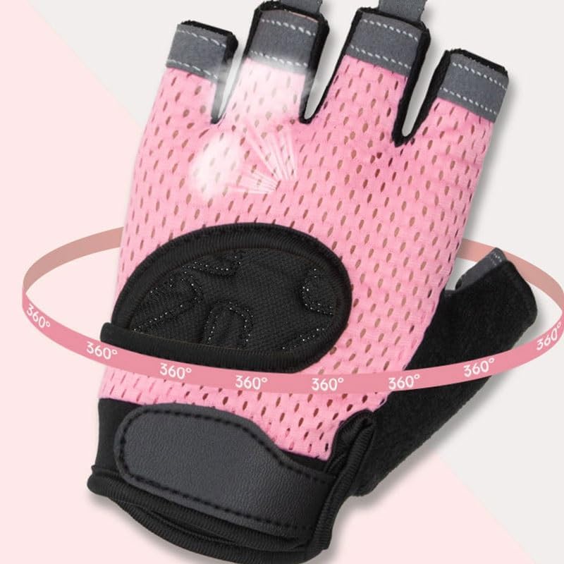 Outdoor Sports Mountain Climbing Cycling Yoga Fitness Training Nylon Half Finger Gloves