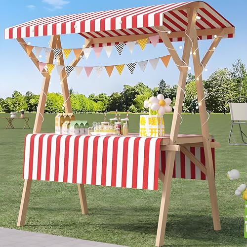 Chariot commercial de jardin tout-terrain avec toit de protection