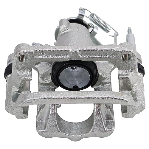Image of TRQ Rear Right Brake Caliper w /Bracket Passenger Side