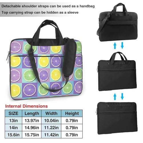 Maletín geométrico impermeable para laptop 14'' miniatura 4