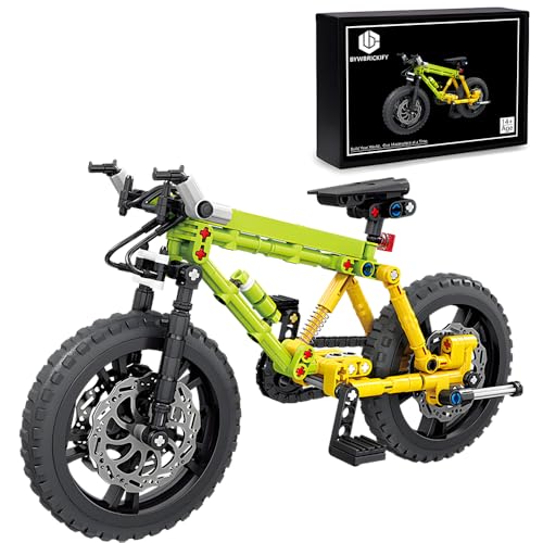 BYWBRICKIFY Technic Bicycle Building Set (220pcs) Kit Set STEM Display