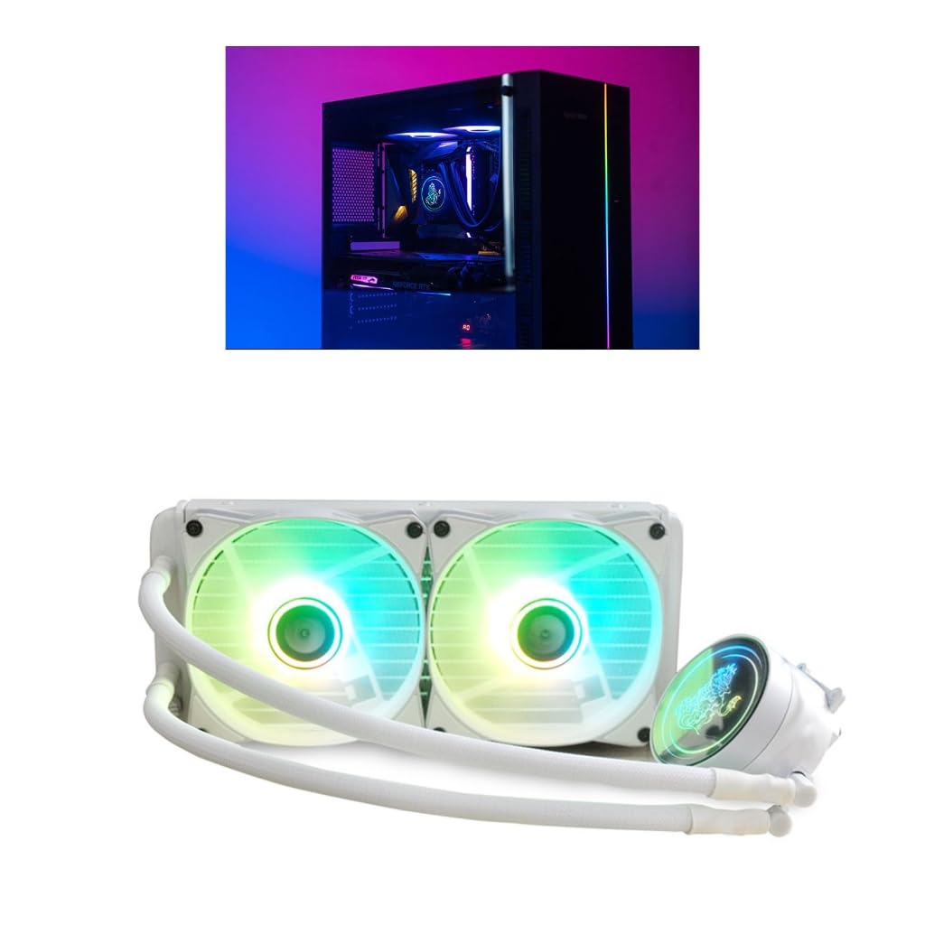 Sistema di raffreddamento liquido efficiente del dispositivo di raffreddamento a liquido del CPU a basso rumore per LGA 2066/2011 V3/2011/115X/AMD AM4/AM3+/AM3/FM2+