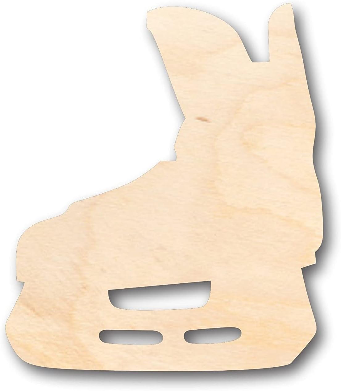 Unfinished Wood Hockey Skate Shape Craft up to 46" DIY 16" / 3/4"