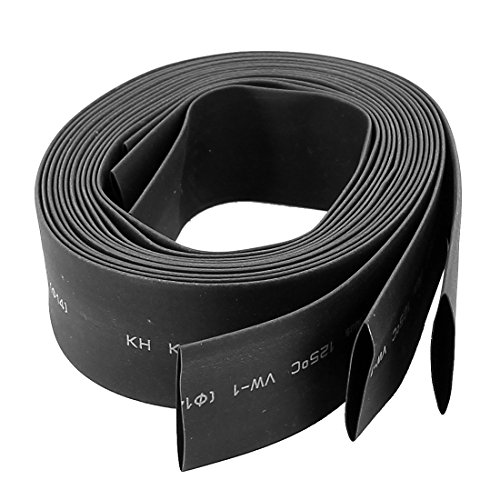 Gaine thermorétractable 14mm noir flexible pour réparer définitivement les fils électriques coupés