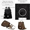 SIRDIKA Women Oxford Cloth Backpack - Anti-Theft Multi-Purpose Large Capacity Oxford Cloth Lightweight Shoulder Bag 3-Way Waterproof Crossbody Bag (Black)