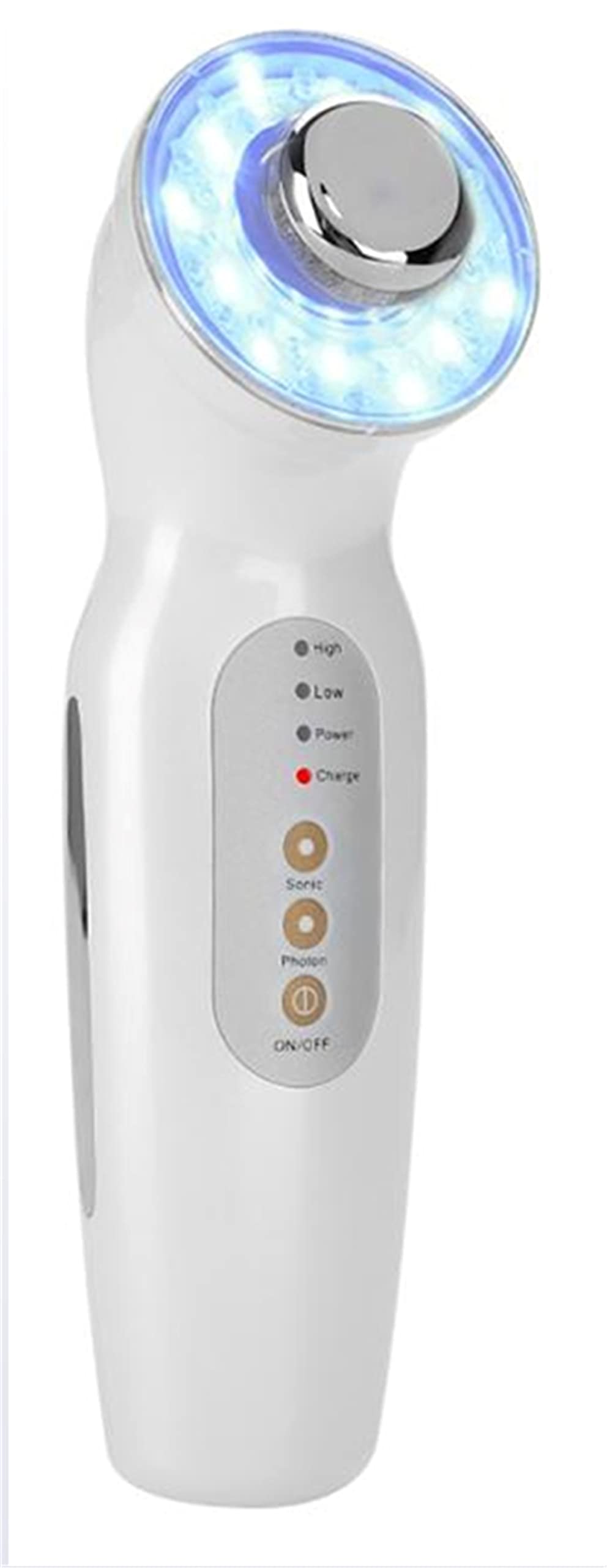 Masajeador Adelgazante Corporal, Masajeador Facial Ultrasónico De 3 MHZ, Dispositivo De Estiramiento De La Piel Antienvejecimiento De Fotones Faciales Con Terapia De Luz LED