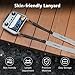 FPVtosky Lanyard für DJI RC/RC 2 / RC Pro/RC Plus Controller, Mini 5 Pro/Mini 4/3 Pro RC Gurt RC Neck Strap, Leather Gurt Kompatibel mit Mavic 3/Mini 3/4/5 Pro Remote Controller Zubehör