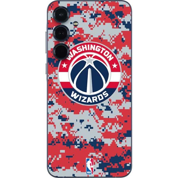 Skinit Decal Phone Skin Compatible with Galaxy A36 5G - Officially Licensed NBA Washington Wizards Camo Digi Design