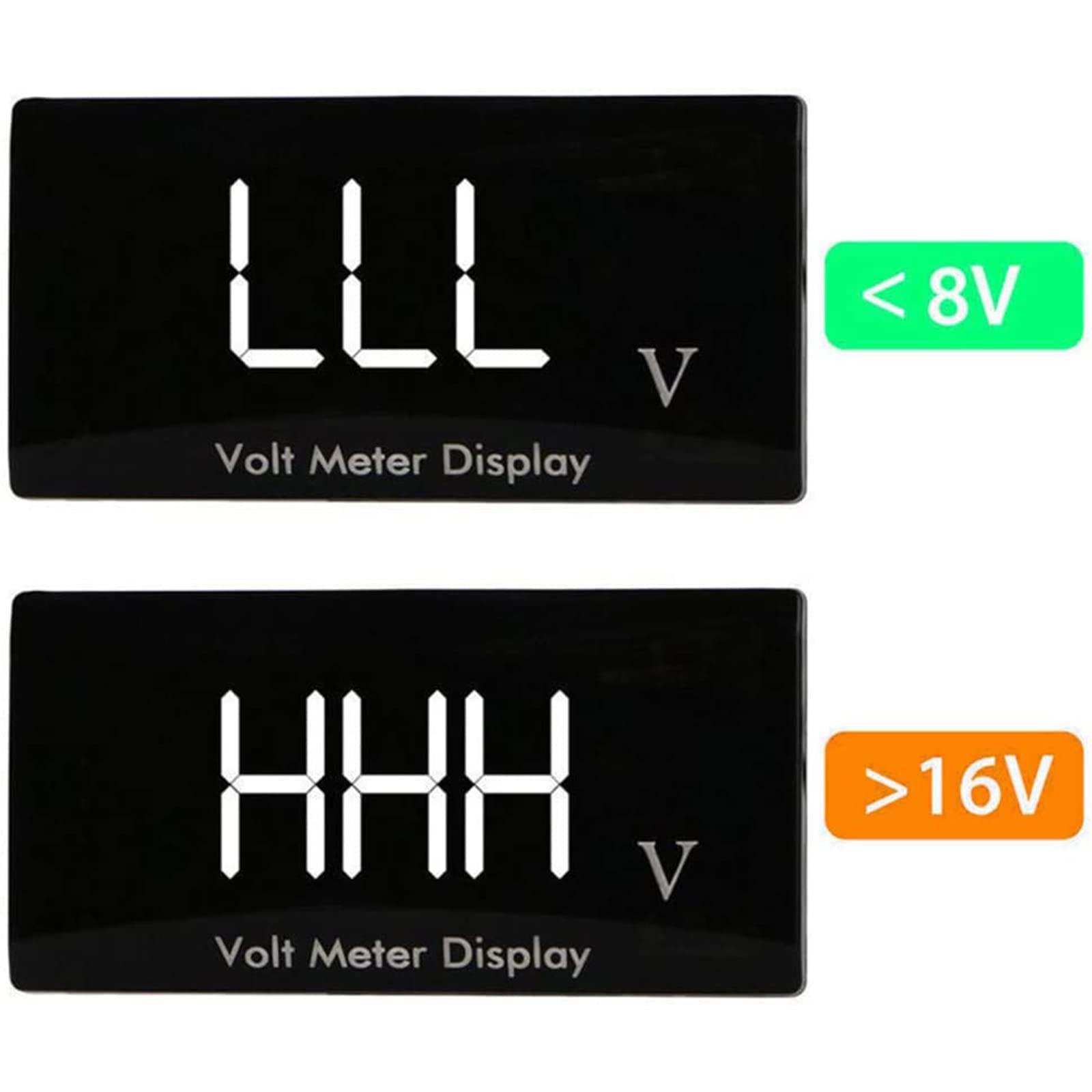 Boxonly Car Digital Voltmeter YLF1101 LED Digital Voltmeter For Car Motorcycle Voltage Red DC 12V - Image 3