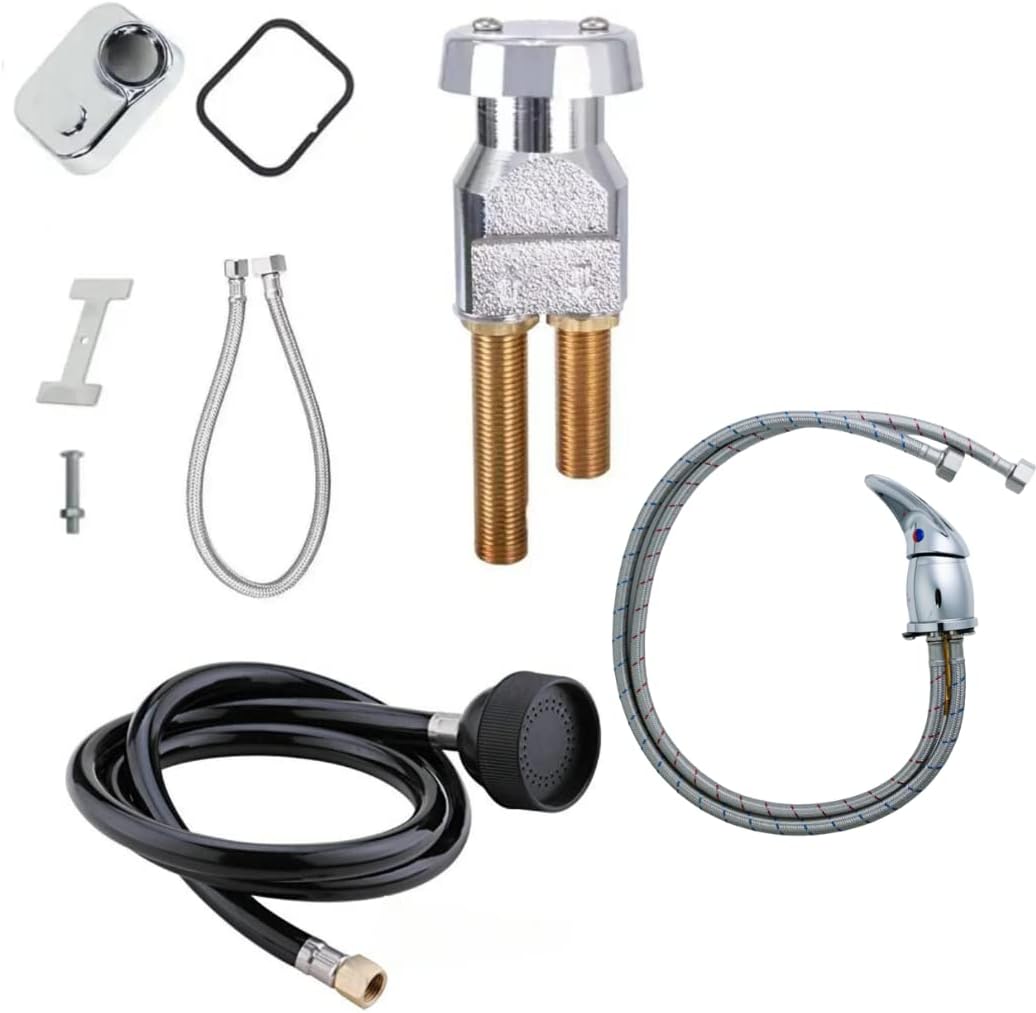 UPC Certified Salon Shampoo Bowl Salon Sink Faucet, Sprayer & Vacuum Breaker OMWAH SU-94 (1)
