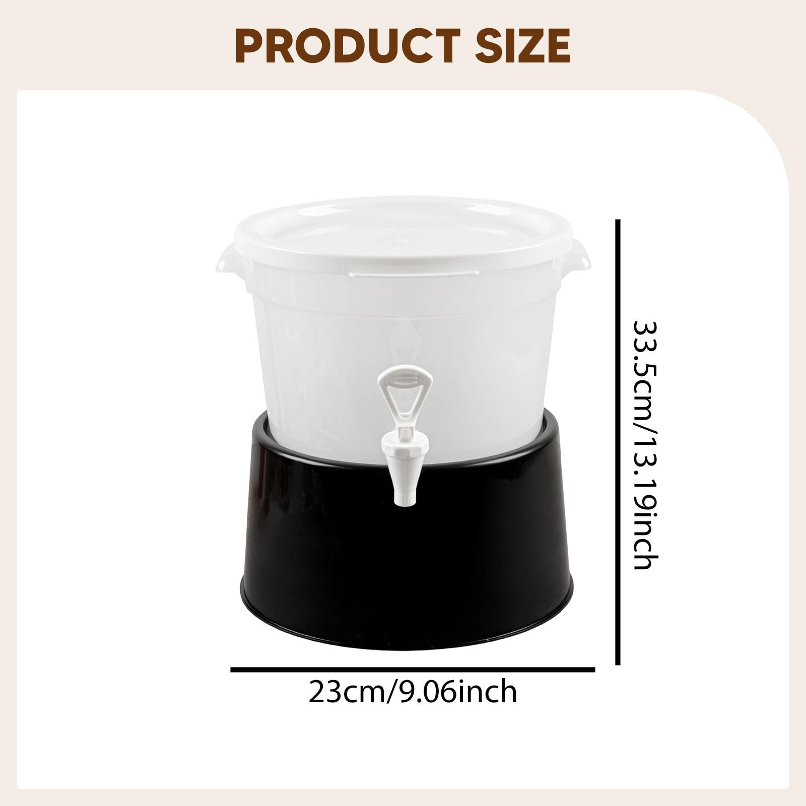 Dispensador de Bebidas, Dispensador de Agua, Profesional, Práctico, con Asas de Transporte, Contenedor para Catering, Buffet, 11l
