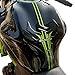 Adhésif 3D universel compatible avec Kawasaki Z650 2021 vert