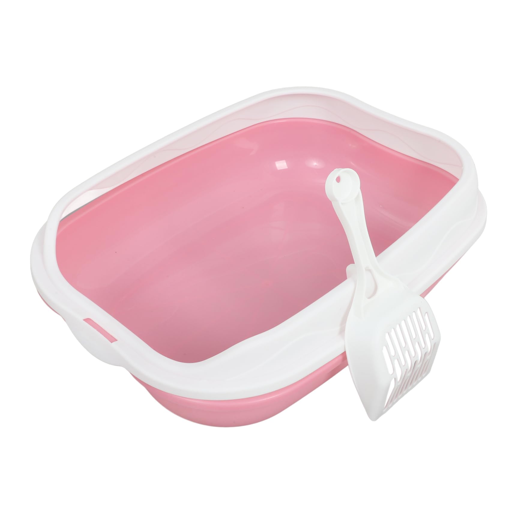 Toddmomy 1 Set Removable Semi Closed Cat Litter Box with Splash Pee Shields Durable Potty for Indoor Use for Kittens and Adult Cats for Comfortable Toileting