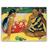 ゴーギャン「入浴するタヒチの女性」【フレームサイズ  32×26cm】 ゴーギャン「入浴するタヒチの女性」【フレームサイズ 32×26cm】