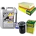 Produktbild QR-PARTS 69332248 Filter Set Inspektionspaket 5 Liter Motoröl Top Tec 4100 5W-40 MANN-FILTER Luftfilter Ölfilter