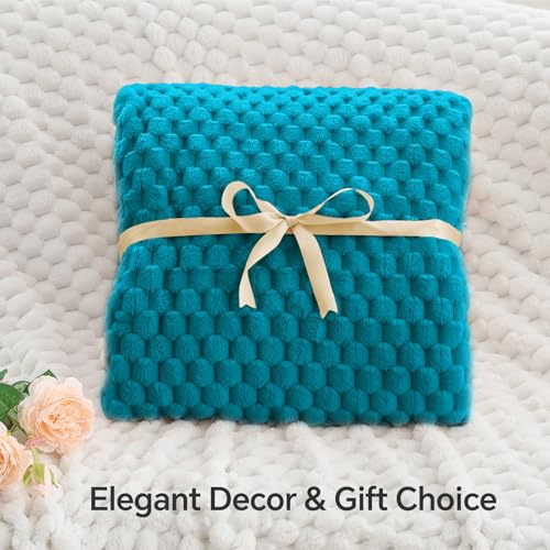 Image of BEDELITE Jewel Blue Throw Blanket for Couch, Soft Gifts for Women, 50 * 60