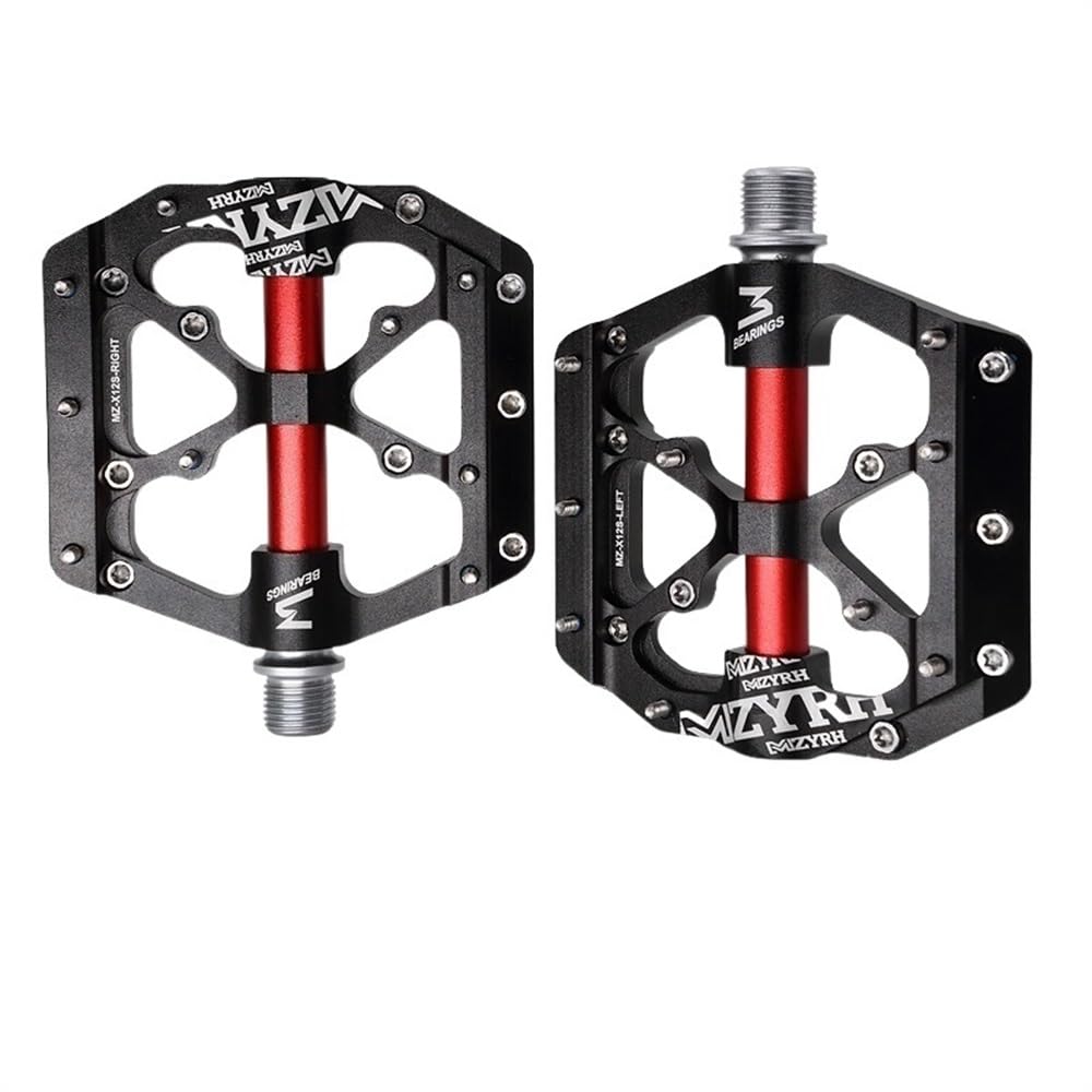 Pédales de vélo VTT aluminium plat pour éviter les glissades et la boue