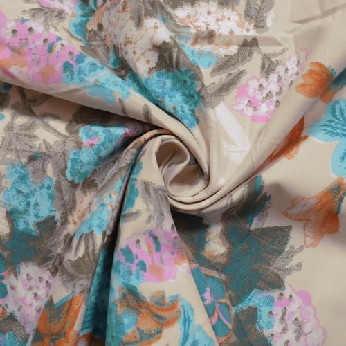Image of Cloth Fusion Cotton Feel Pillow Covers Set of 2 with Envelope Closure (17X27 Inches, Spring Bloom)
