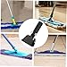 Ciieeo 2pcs Stainless Steel Mop Pole Adapter Reusable Clamp Mop Clamp for Broom Rods Clip