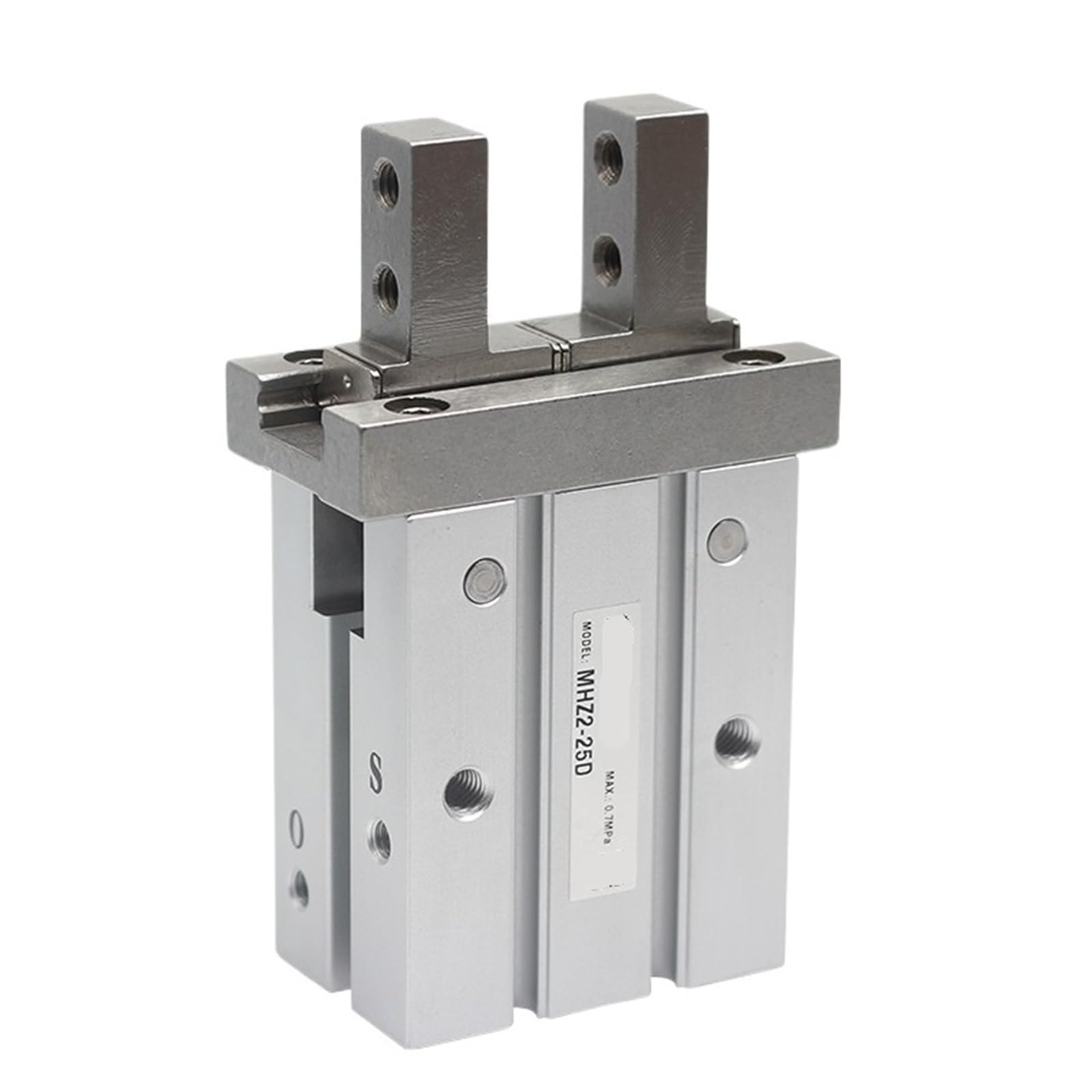 KSZHZYMGX HFZL16 Double Acting Air Pneumatic parallel Gripper HFZ6 HFZ10 HFZ16 HFZ20 HFZ25 HFZ32 HFZ40 Pneumatic Finger Aluminium Clamps(HFZ16)