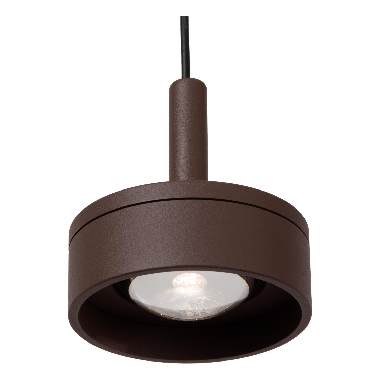 LUCIDE LENZ – Deckenstrahler für Innen/Außen – Ø 11 cm – LED – 1 x 8 W 2700 K – IP54 – Rost | Essential