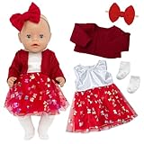 Cadeau convoité pour les enfants: un ensemble de vêtements aussi exquis est un cadeau adorable et excitant pour les enfants qui possèdent une poupée de bébé. Avec leur design charmant, les accessoires de poupée sont particulièrement adaptés comme cadeau pour les filles pour un anniversaire ou des fêtes comme Noël.