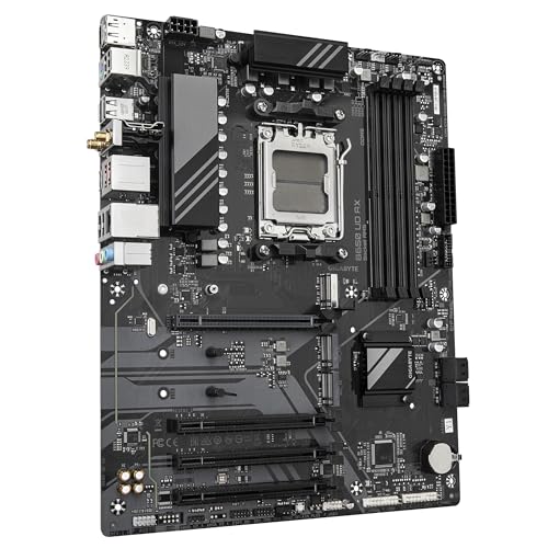 GIGABYTE B650 UD AX Scheda Madre - Supporta CPU AMD Ryzen Serie 9000, VRM a 6+2+2 fasi, fino a 7600MHz DDR5 (OC), 1x PCIe 5.0 + 2x PCIe 4.0 M.2, LAN GbE, Wi-Fi 6, USB 3.2 Gen 2 - Scheda madre - Immagine 2