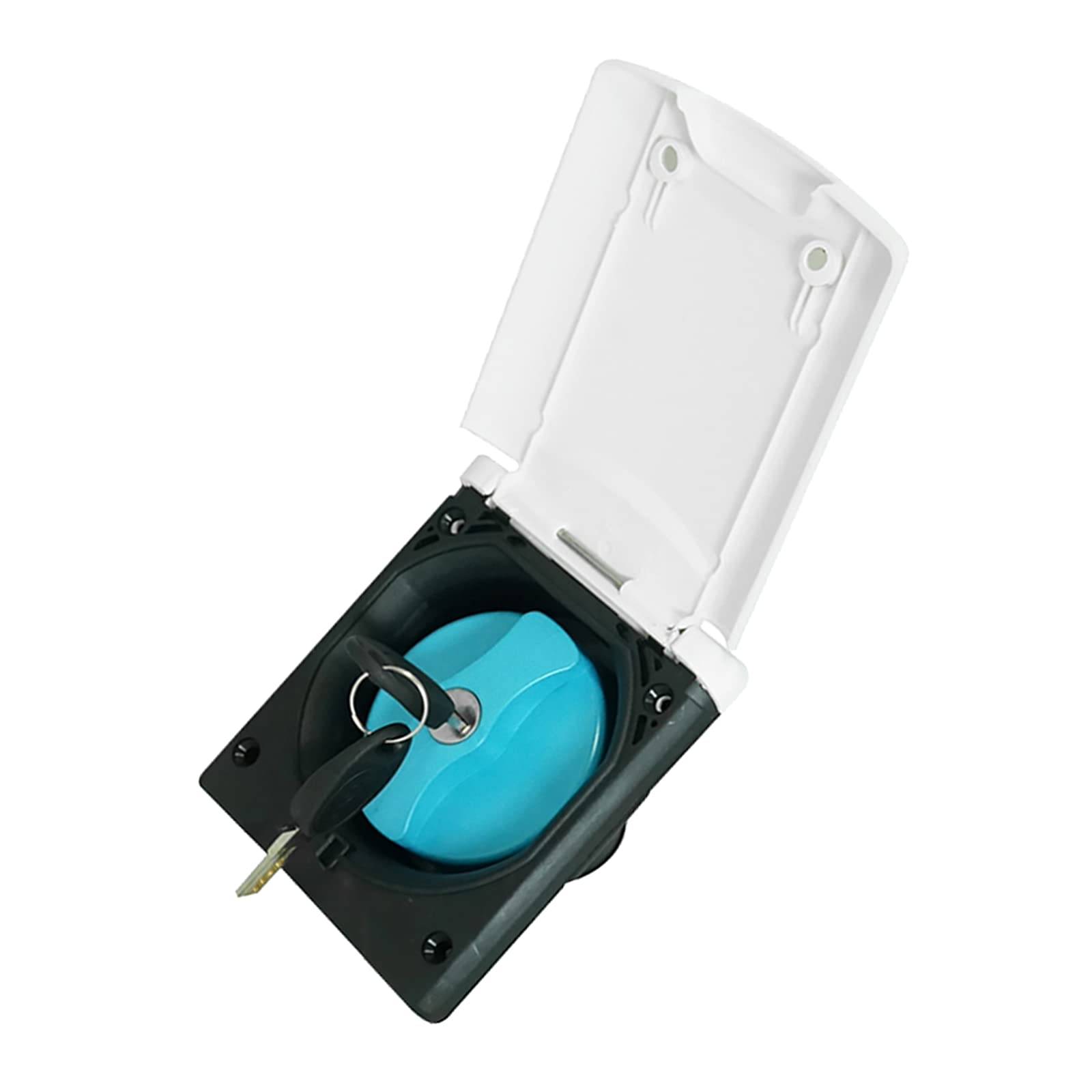 RV Camper Retrofit Lock Boat Gravity Water Inlet Tapón de llenado Lock Yacht Karavan Motorhome Trailer Anti Bocor Entrada de Agua Piezas de Repuesto para Motocicletas