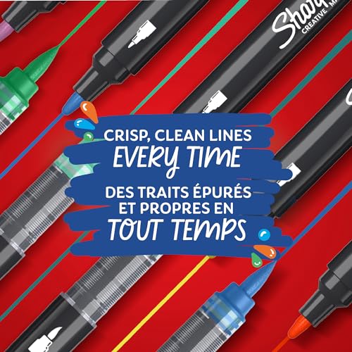 Image of Sharpie Creative Acrylic Markers - Brush Tip, Set of 2, 2196903