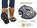 ICETRAX V3 Tungsten Crampons, Ice Cleats for Snow and Ice, Non-Slip Shoe Grippers with Reflective Heel S/M (Men: 5-9/ Women: 6.5-10.5)