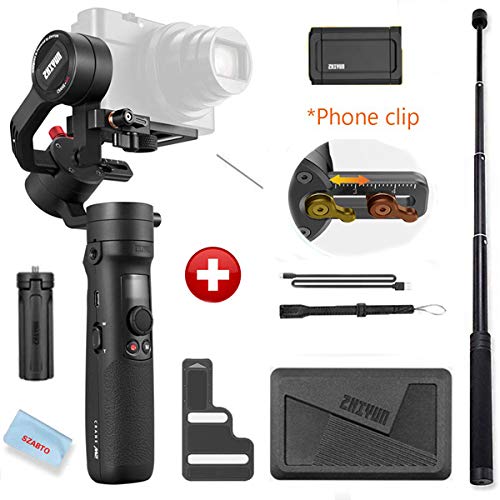 Zhiyun Crane M2 3-Axis Gimbals Compatible for Action Camera, Mirrorless Compact Cameras,Smartphones,Payload：130g