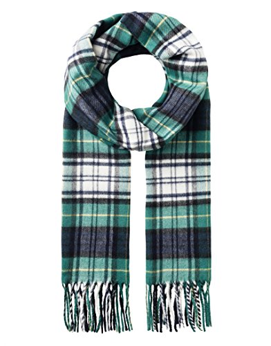 Écharpe contre le froid longue et douce comme cachemire style classique quadrillé pour homme femme