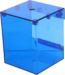 Parliky Caixa Transparente Banheira Para Animais De Estimação Periquito Banho De Pássaro Para Gaiola Papagaio Banheira De Chuveiro Periquito Banheira De Papagaio Caixa De Banho Para