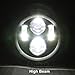 5 3/4 5.75 Inch LED Halo Headlight With DRL , Triumph, Victory Bikes