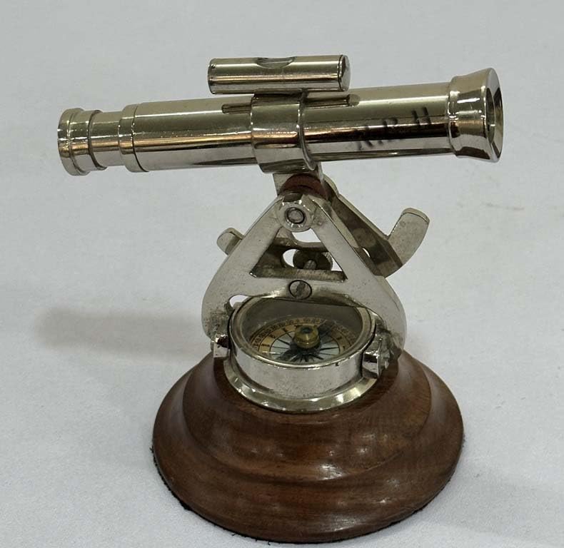 Telescope Brass Spyglass Pirata Monocular Mini Vintage miniatura 6