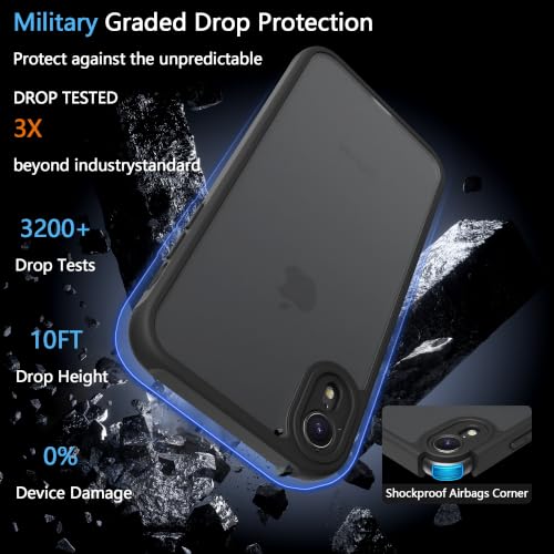 Image of iPhone xr Case,Translucent Matte(Black)