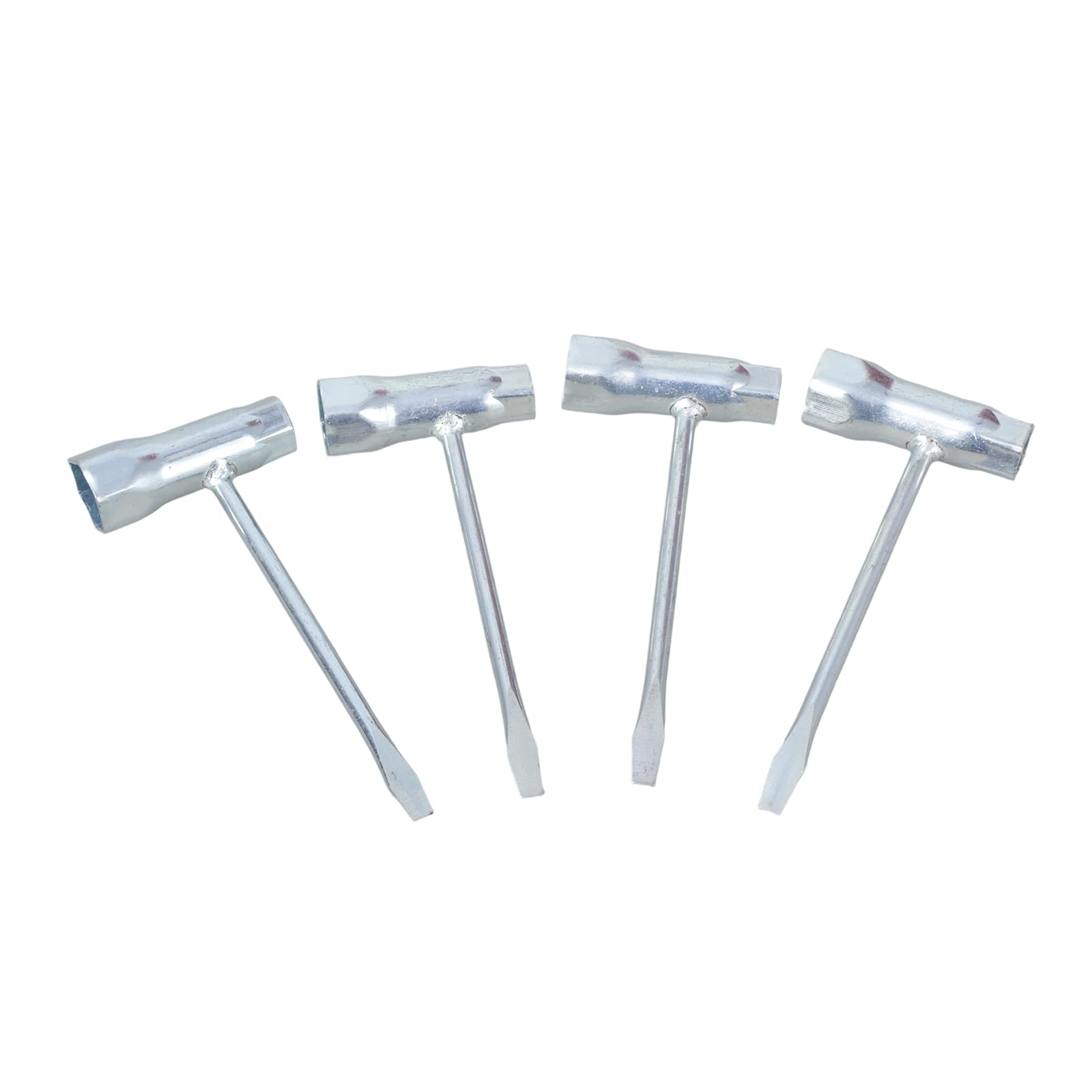 Carotoe Multicolor 4Pcs Ergonomic Sparks Plug Socket Wrench For Gasolines Chainsaw Brush Cutter 13Mm-19Mm Stainless Steel Spanner Outdoor Power Equipment