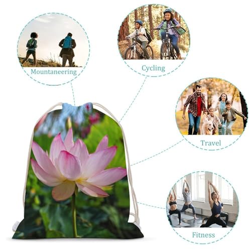 Drawstring Backpack Foldable Draw String Bags Flowers Sackpack Sports Gym Bag for Shopping Yoga3