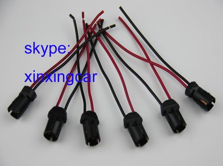 100PCS LED T10 W5W 194 Socket LED T10 W5W Bulb Holder 168 T10 Bulb Extension Socket Holder