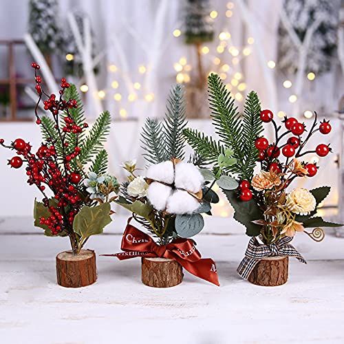 Planta artificial mini árbol de Navidad: el regalo de decoración perfecto 4
