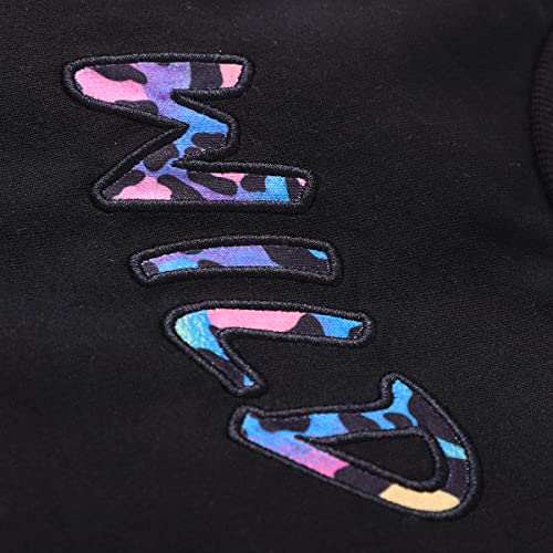 Image of Girls Fall Winter Outfits Cartoon Animal Long Sleeve Crewneck Sweatshirt Top+Sweatpant 2 Piece Clothing Set 3-9T