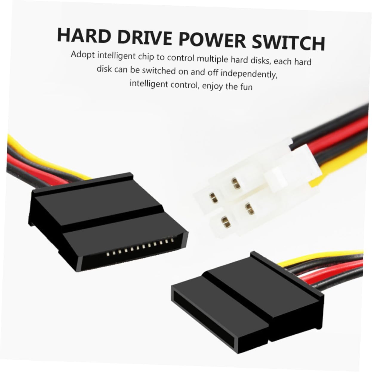 Hard Drive Power Control for Desktop Independent Line Hub High Temperature Easy Installation for Data Security and Convenience