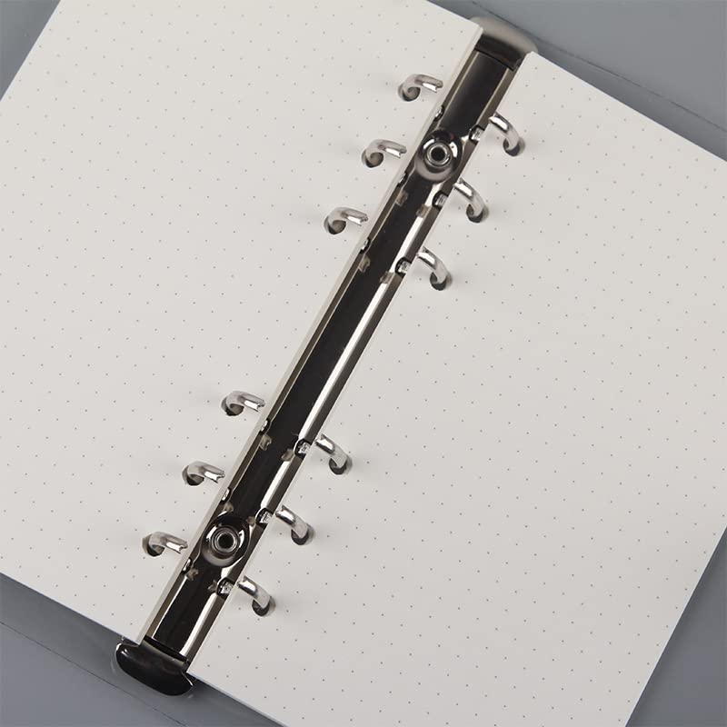 Blocco Note A5 Ricaricabile - 270 Fogli A Righe Con Fori Per Quaderni, Diari E Sketchbook - Foto 5