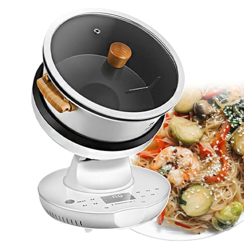 Forplubossmmp Máquina De Cocción Automática, Máquina De Sartén Perezosa Con Rotación De 360 , Olla Arrocera Automática Con 3 Engranajes Para Freír, Guisar, Hacer Sopa En El Restaurante En Casa 8l Forplubossmmp Máquina De Cocción Automática, Máquina De Sartén Perezosa Con Rotación De 360 , Olla Arrocera Automática Con 3 Engranajes Para Freír, Guisar, Hacer Sopa En El Restaurante En Casa 8l