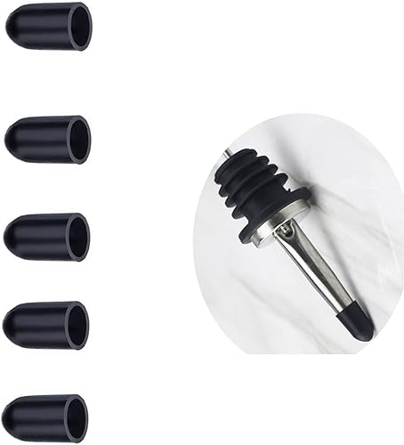 Miniatura 3 de Paquete de 20 vertedores de botellas de licor, tapa protectora contra el polvo, funda protectora para verter aceite de oliva para verter vino,