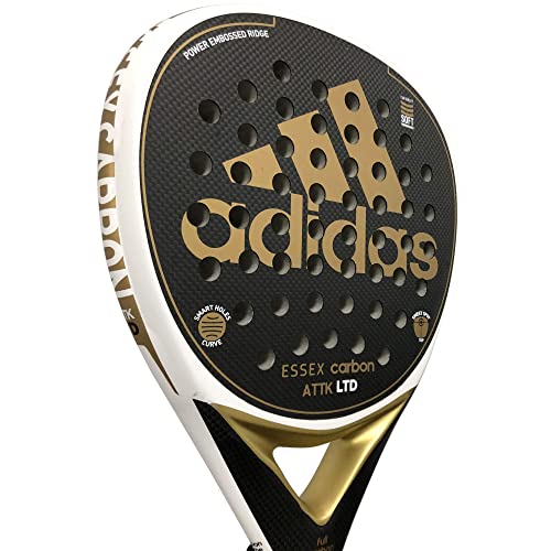 Adidas X-Treme LTD - Pala de Padel Unisex. En color Blanco/Dorado. Raqueta de Pádel para Jugadores...