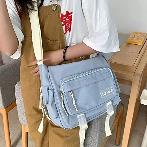 Kawaii Bag with Kawaii Stuffs Messenger Bag Japanese Harajuku Crossbody Bags for Women (Blue Chapter)2