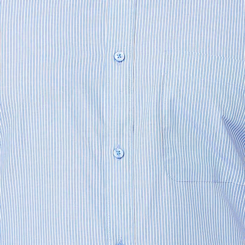 Image of Raymond Men's Slim Fit Pure Cotton Structure Pattern Semi Cutaway Collar Full Sleeve Formal Shirt