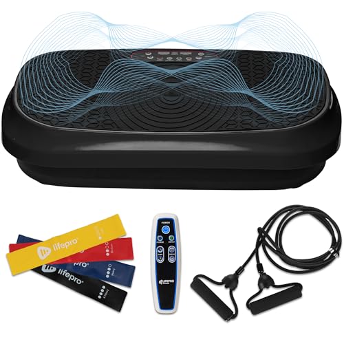 Lifepro Waver Mini Vibration Plate - Whole Body Vibration Platform Exercise Machine - Home & Travel...