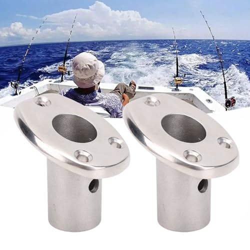 Support de mât de drapeau de bateau avec couvercle protection embase 20mm - 4